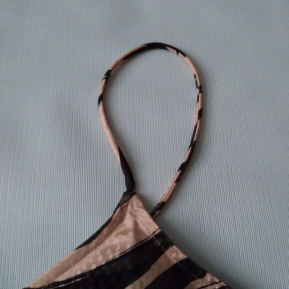 Nine West Plus Size Tan and Black Zebra Print Lightweight Camisole Women's XXL - Picture 5 of 12